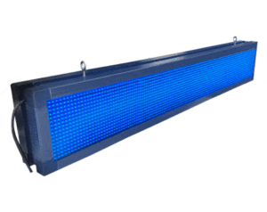 Επιγραφή μπλε Led Μονής Όψης 136x23 Εξωτερική USB