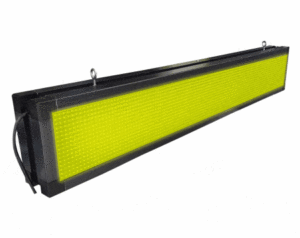 Led κιτρινη επιγραφη διπλή Όψη 136x23 Εξωτερική USB