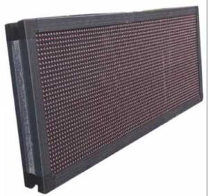 Επιγραφή Led 104x40 Διπλής Όψης Εξωτερική Κίτρινη USB