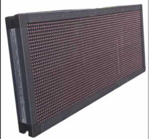 Επιγραφή Led 104x40 Διπλής Όψης Εξωτερική Κίτρινη USB